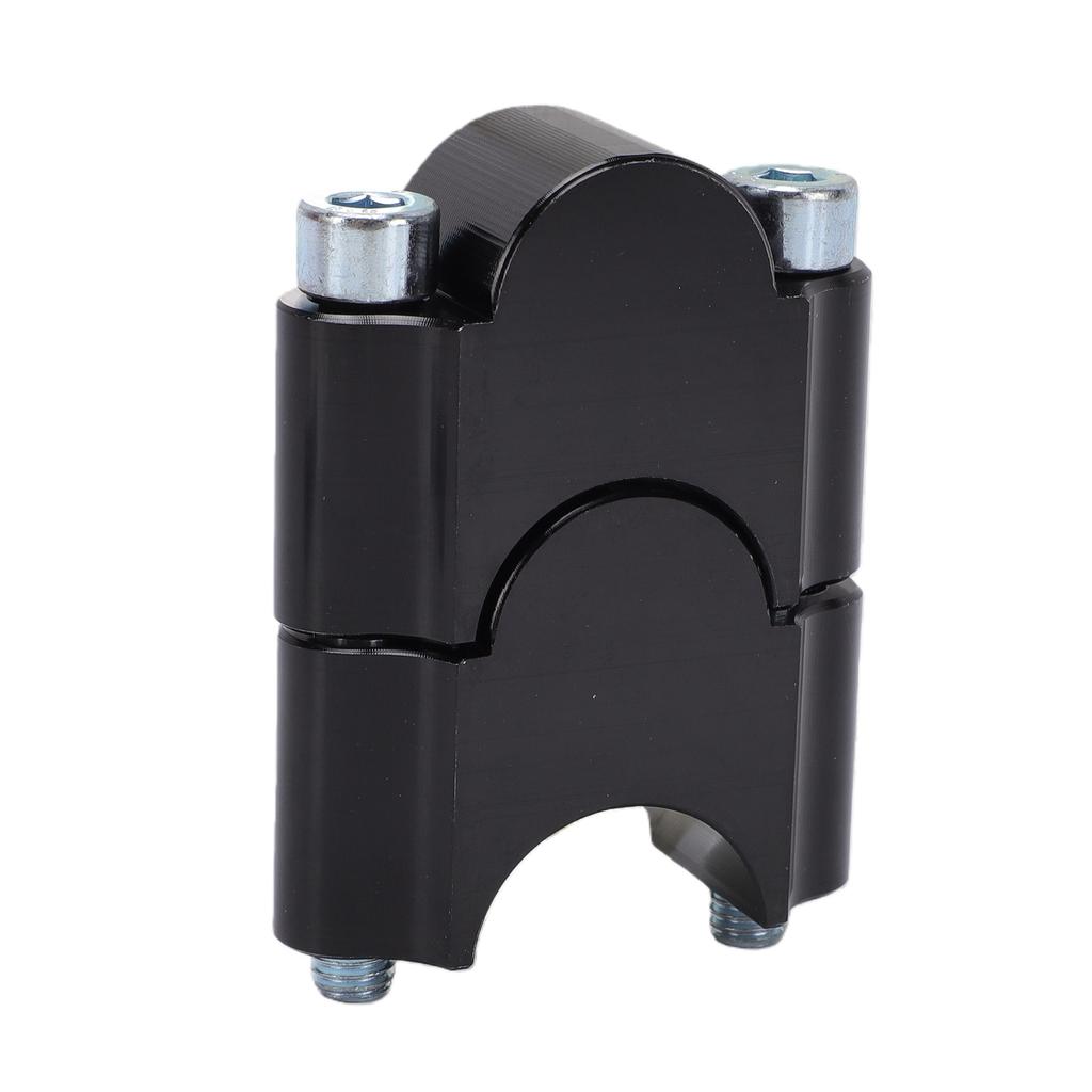 28mm Handlebar Riser Mount Clamp Aluminum Alloy Handle Bar Risers Clamps Adapter for Dirt Bike Motorcycle Black