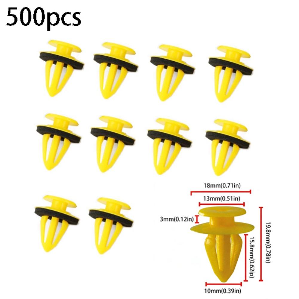Plastic Material Plastic Clips 10mm Size Plastic Rivets Car Door Panel Clips Car Accessories