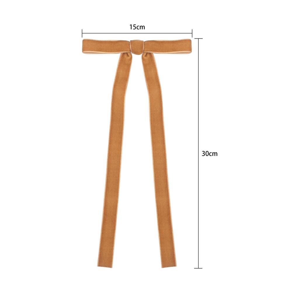 1Pc Velvet Ribbon Christmas Pendant Garland Tied Velvet Bow Gift Home Christmas Tree Decoration Pendant Webbing