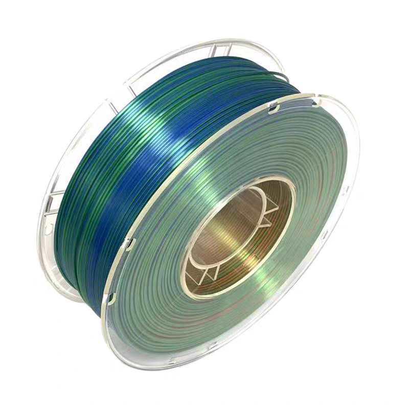PLA Silk Dual-Color Tri-Color 1.75mm Filament for FDM 3D Printers