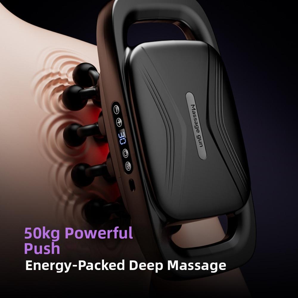 8/16/22-Head Fascia Massager High-Frequency Vibration Handheld Muscle Massage Machine Full Body