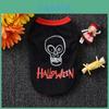 Pet Dog Halloween Skull Printed Cotton Vest Shirt Stylish Puppy Cat Clothes Apparel