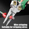 Wire Stripper Tool 8 In 1 Wire Stripping Cable Cutter Multi-Function Repair Tool For Circuit Car Garage Workshop Appliance