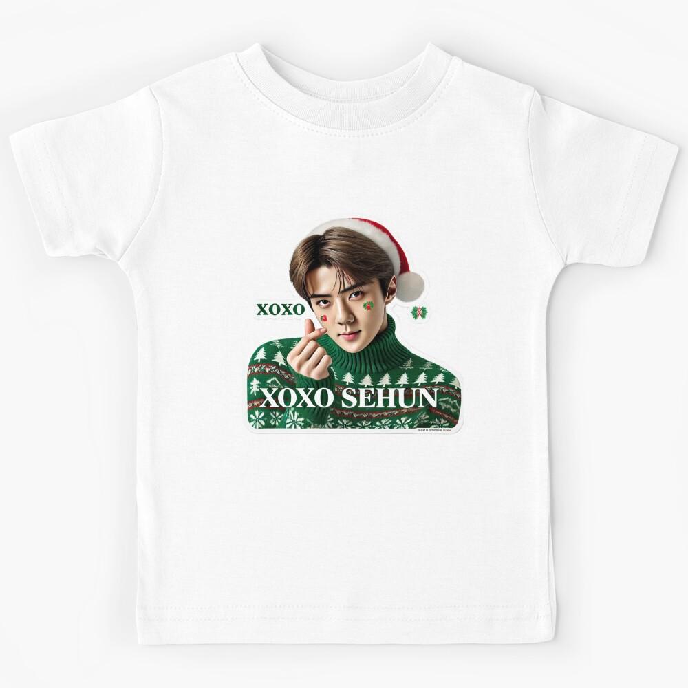 Sehun Holiday Sticker | XOXO Festive Collectible for EXO-Ls Kids T-Shirt 140