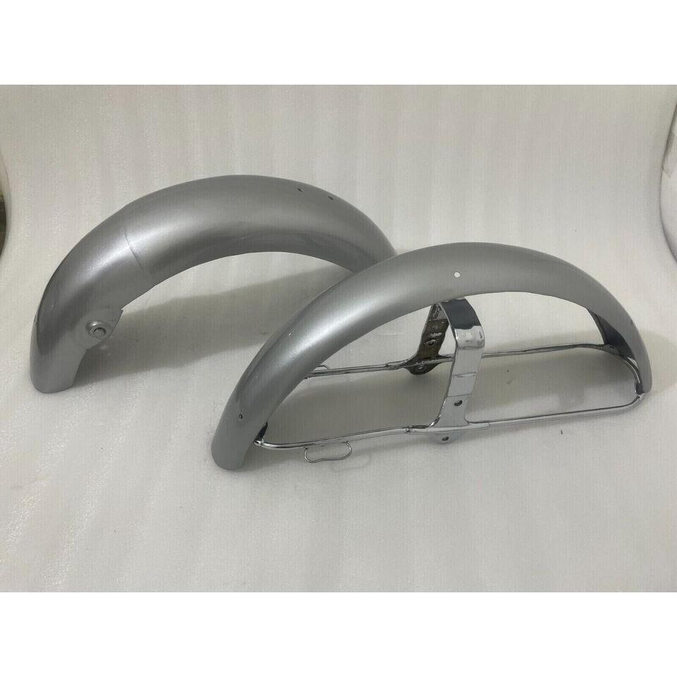 Honda Mudguard CL72 CL77 (1962 - 1967) 305 Scrambler Silver Painted Mudguard set