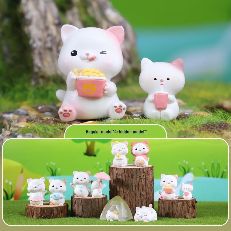 Cute Crystal Animal Ornament Blind Box: Desk Décor & Christmas Gift