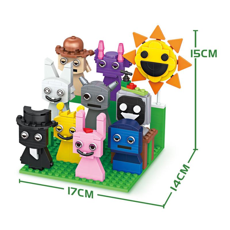 6-in-1 Rhythm Box 20 Figures Dark Simon Music Game Toy Building Blocks Set 7718+7719