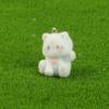 Resin Flocking Cute Three-dimensional Keychain Pendant Car Key Chain Pendant Bag Pendant