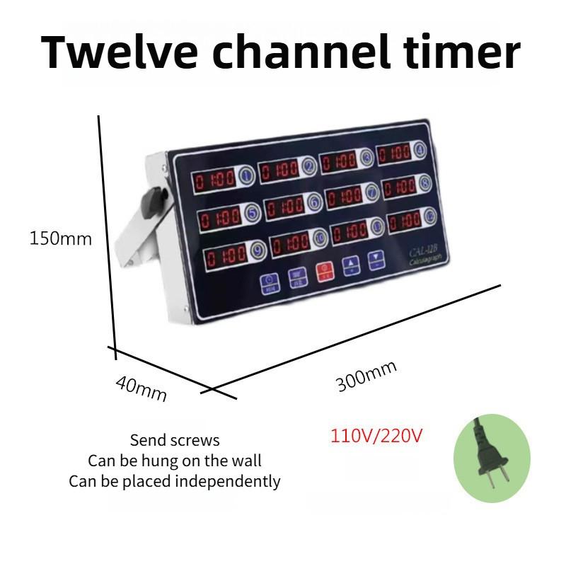 Timer Commerciale Multicanale Dispositivo di Promemoria per Cucina Attrezzatura Timer per Ristorante di Hamburger e Pollo Fritto
