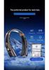 USB Rechargeable Portable Neck Fan: Leafless Mini Turbine Design for Outdoor Use