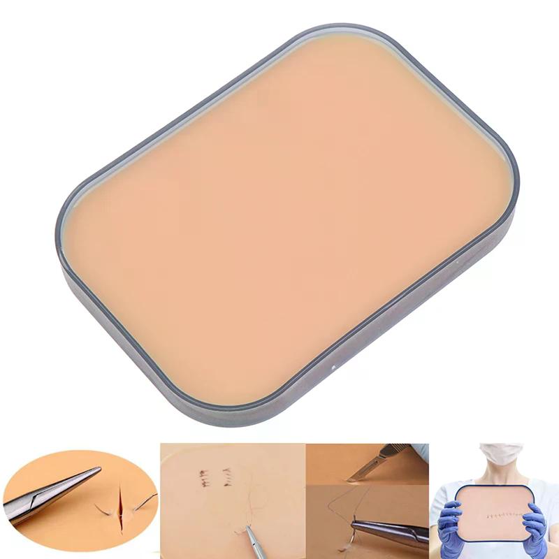 1set Silicone Artificial Skin Oral False Dentistry Common Types Of Dental Wounds Fake Suture Practice Training Dentist Kit