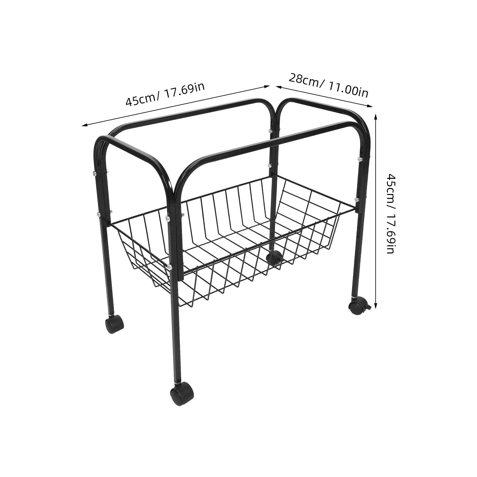 Rolling Bird Cage Stand Metal .72x17