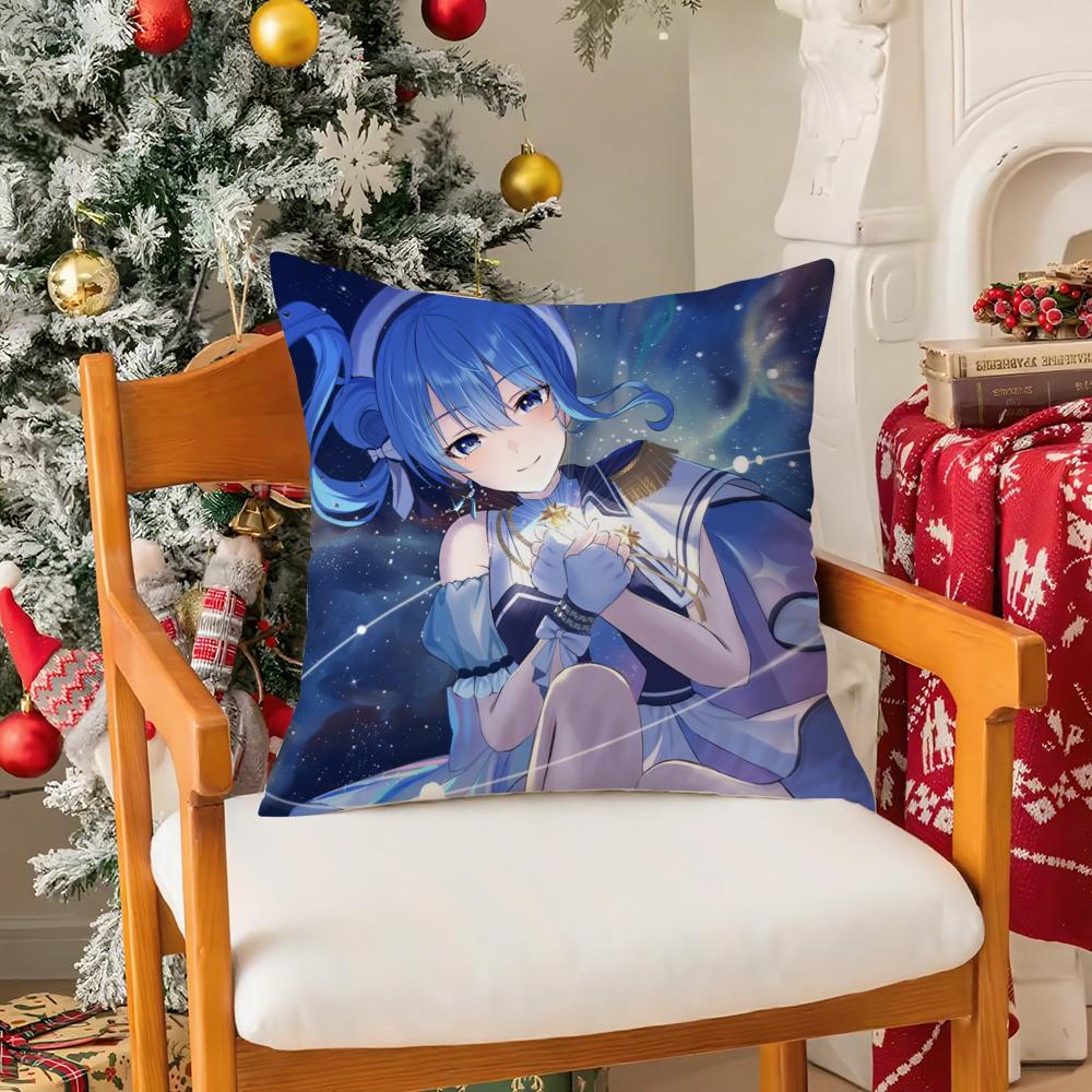 Federa Cuscino Anime HHoshimachi Suisei Setosa elegante Comfort Divano Letto Cerniera invisibile