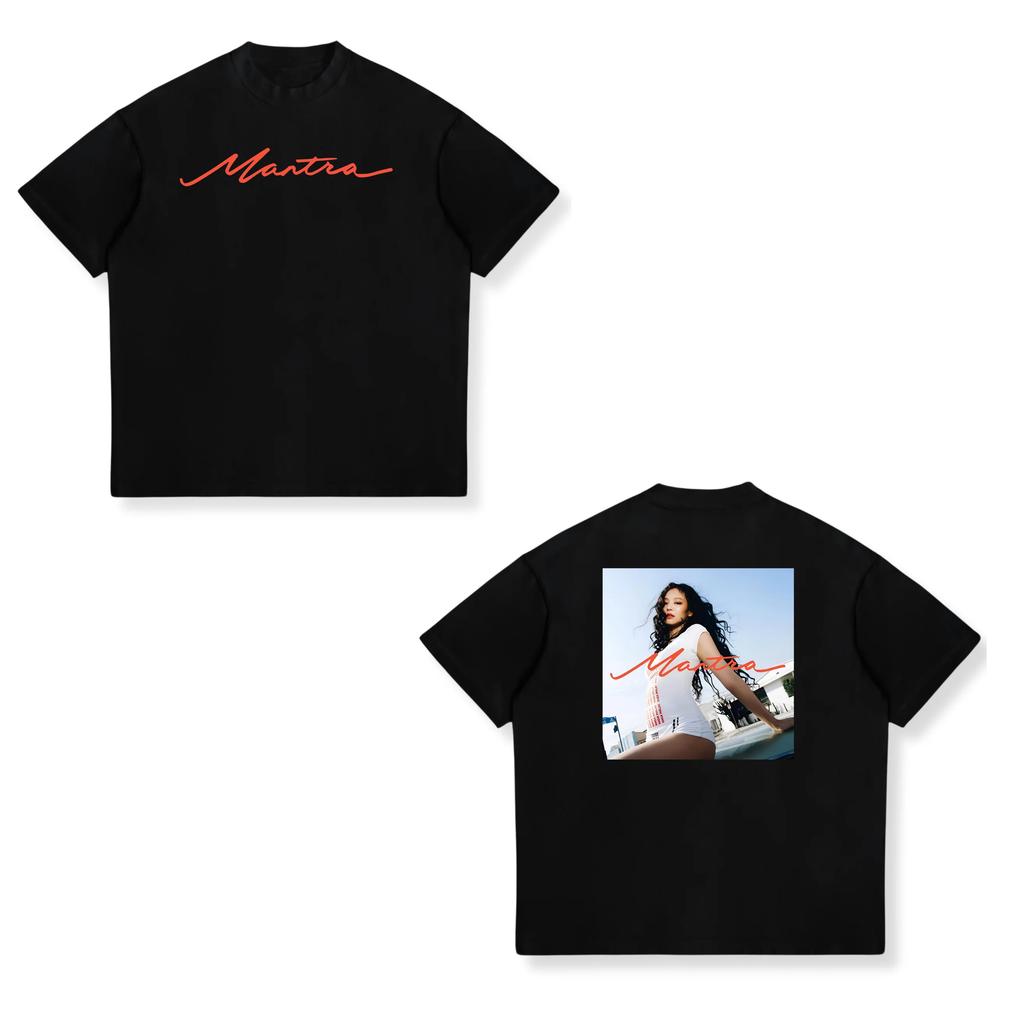 Jennie Ruby Album Printing TShirt Jennie Pretty Girl Unisextra Tshirt Unisex Fan Gift Tee Women Cotton High Quality Soft Top