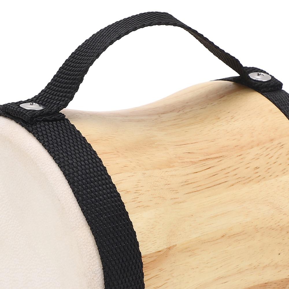 Wood+Sheepskin Hand Drum Kit Wood Color Handpan Drums Set For Drum Lovers