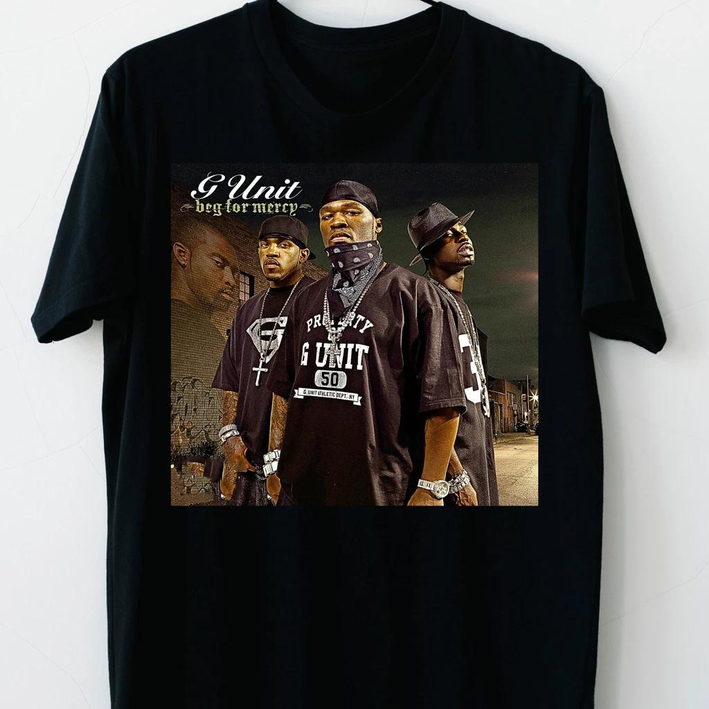 Men s and Women s T-shirts VTG 50 Cent G-Unit black shirt Unisex All sizes S-5Xl XXXXL
