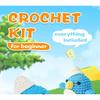 Crochet Kit Penguin Doll Set DIY Hand Knitting Yarn With English Instructions