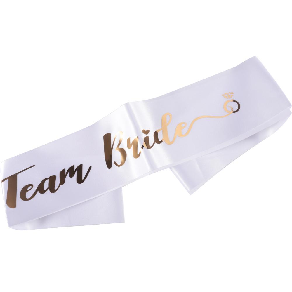 Buy Diamond Team Bride Satin Sash Wedding Bridal Shower Fancy Dress ...