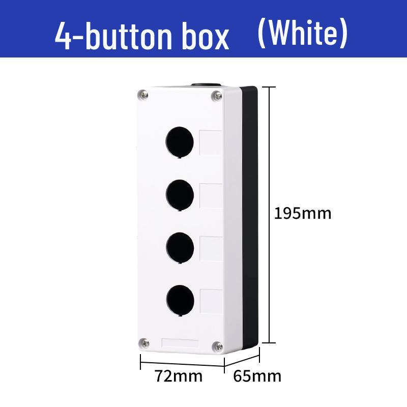 Not-Aus Staubdichte Wasserdichte Steuerbox mit Kontrollleuchte, Positionen 12345 - Taster BX1-5.