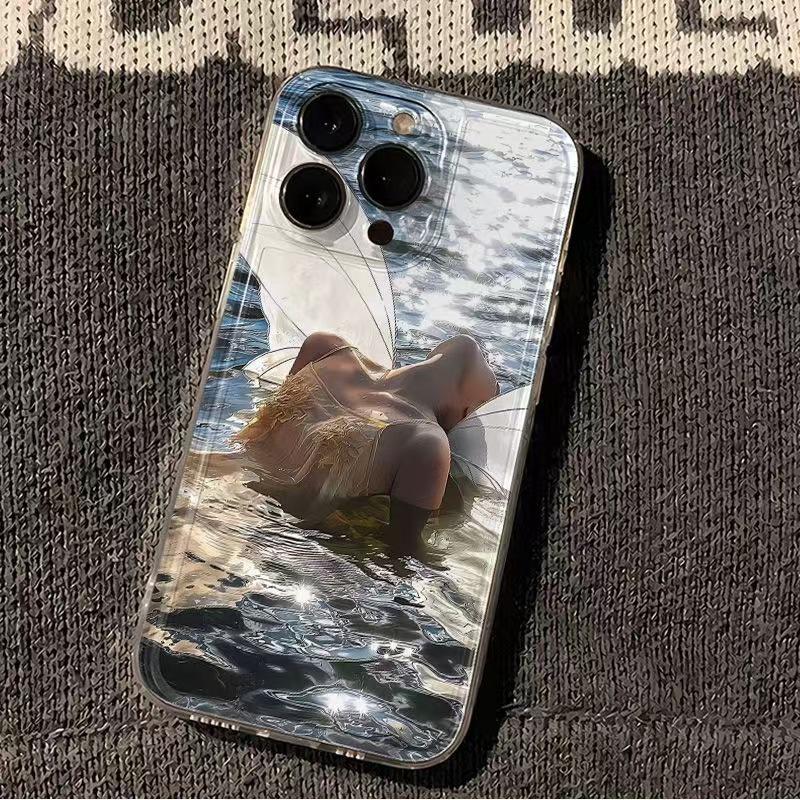 

Wing Beauty iPhone 13-17 Case: Premium Aesthetic Soft Case for 14-16 Pro Max iPhone 7