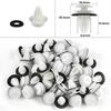 Universal White Padded Snap Fastener for Car Door Panels