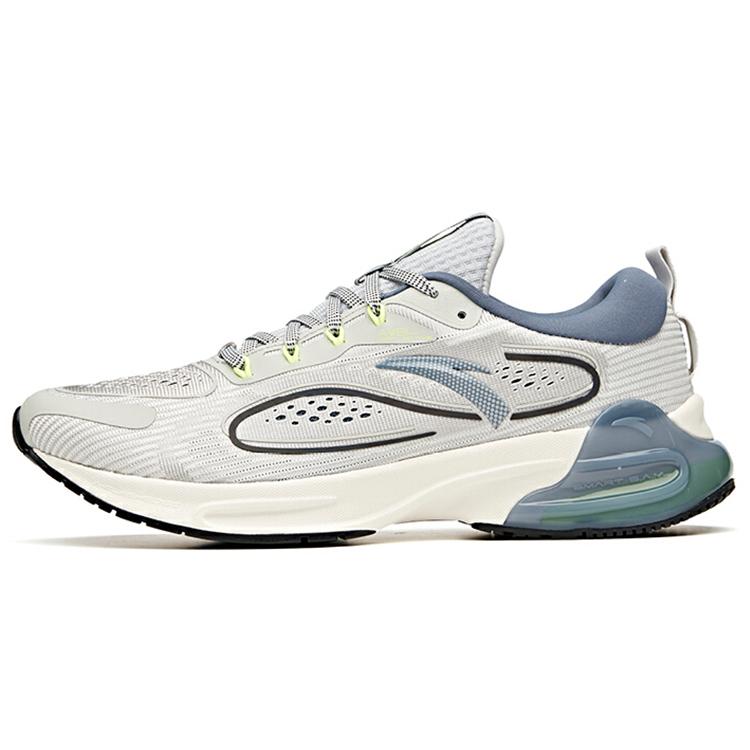 

Anta Tron 1.0 Cushioned Slip-Resistant Abrasion-Resistant Breathable Low-Top Running Shoes Men s Gray White 112115586-4 42