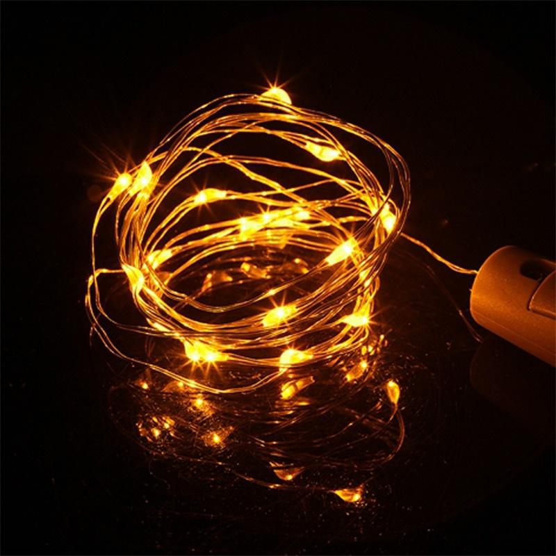 3.28FT 1M 10 LED Cork Shaped Copper Wire String Light Wine Bottle LR44 Battery Wine Bottle for Glass Craft Xmas Party Decoration