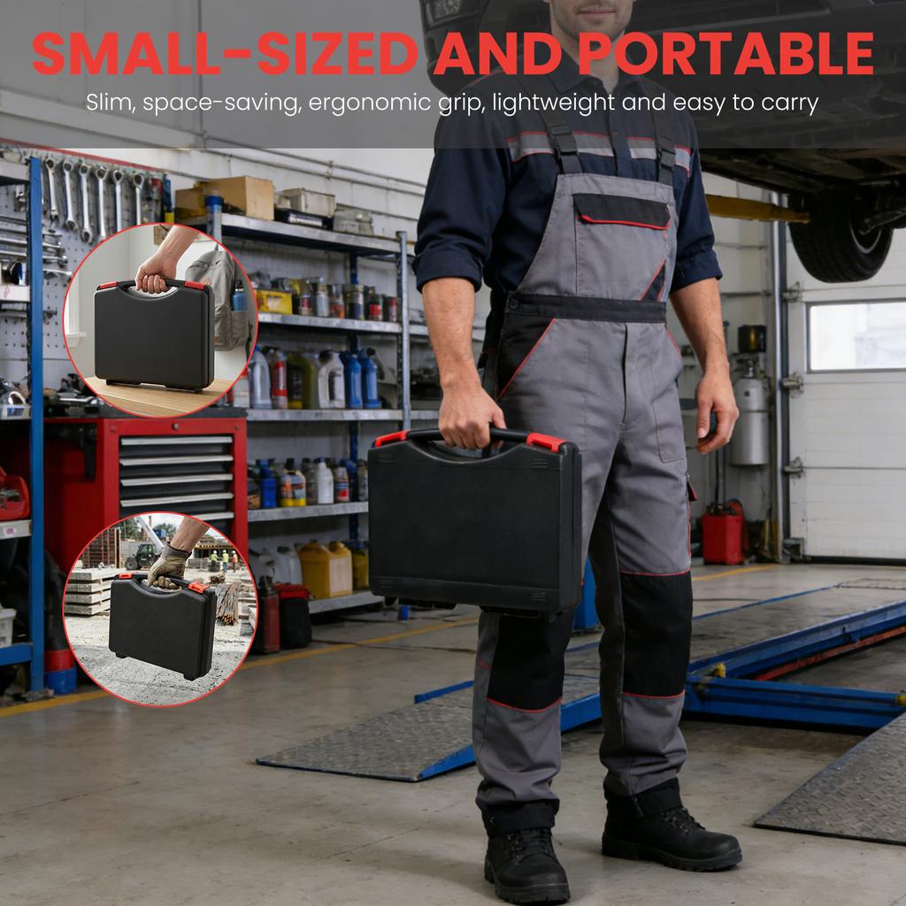 Hardware Tool Box Equipment Accessories Repair Tool Storage Box Plastic Waterproof Multi-function Hard Carry Case Organizer