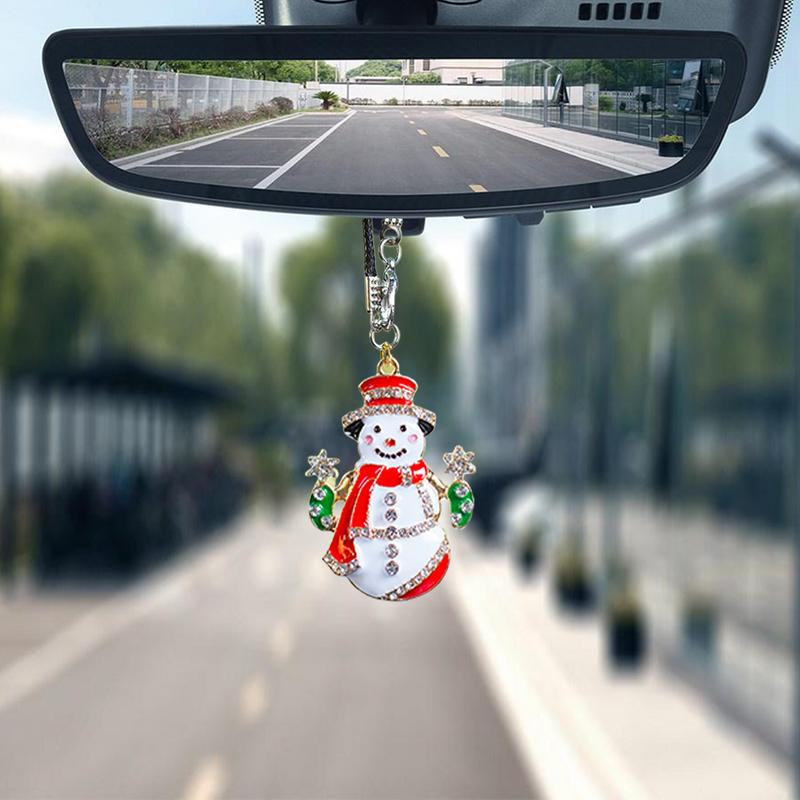 Car Cartoon Decoration Decorative Cartoon Car Charm Car Interior Accessory Cute Festive Hanger For Christmas Tree Backpack Home