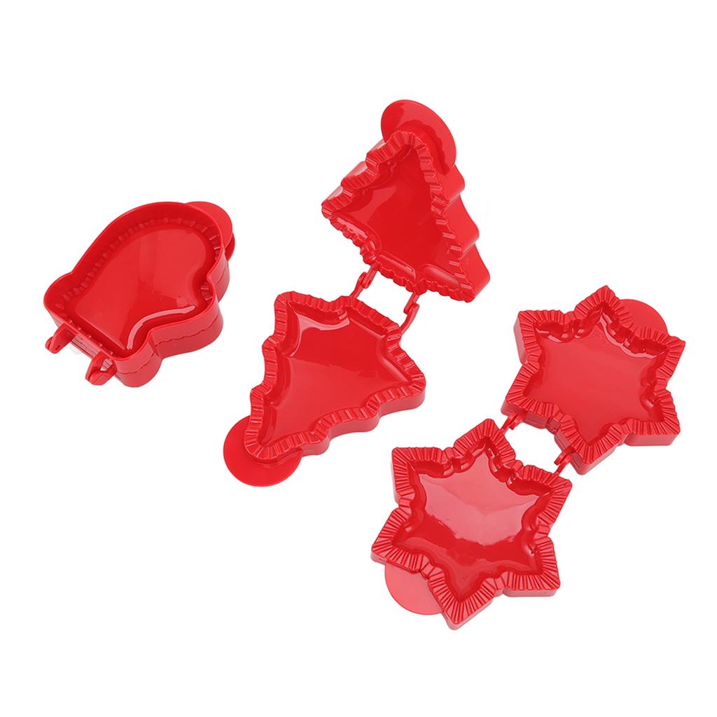 3 szt. Formy do kieszonkowych ciast w kształcie choinki, gwiazdy, rękawicy, praska do ciasta, mini zestaw form do ciasta ręcznego, ciasto