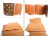 Authentic LOUIS VUITTON Monogram Brown Leather Bifold Wallet Compact Wallet #b124  Open Box
