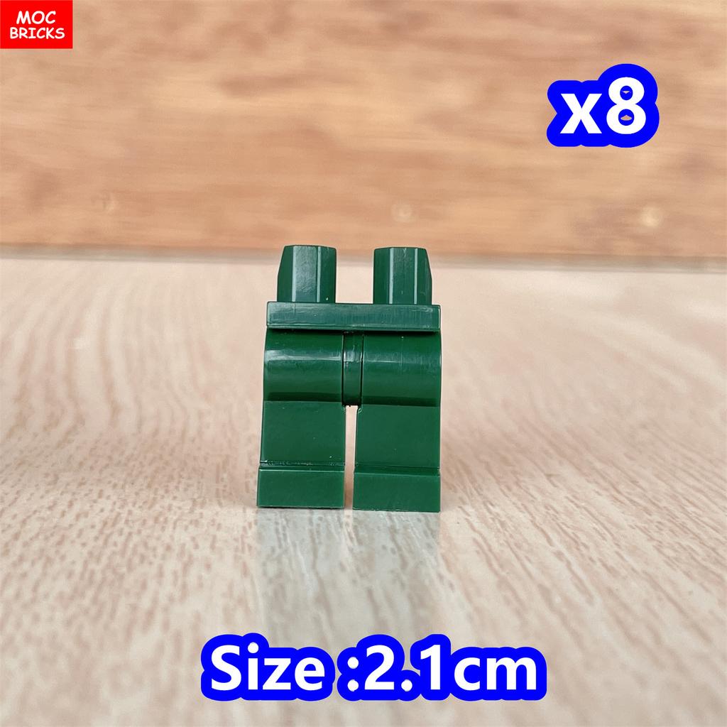 8pcs/lot MOC Bricks Blank Pants Legs Body Wear Figure Accessory Assembled Building Blocks Toy Kids Plastic Dolls