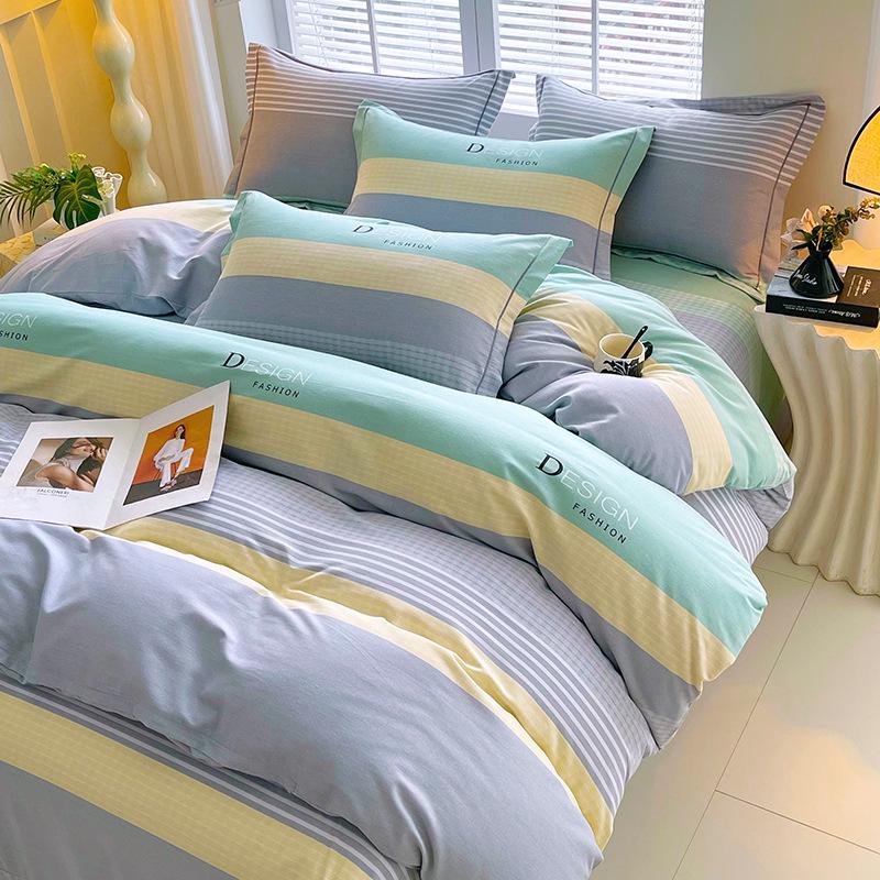 Cotton Brushed Twin Duvet Cover & Pillowcase Set for Dorms