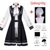 New Sakuraba Ema Cosplay Costume Wig Anime Magical Woma Witch Trial Ema School Uniform Lolita Dress Halloween Christmas Clothing