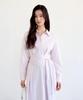 The Ello Feminine Wrap Tie Dress (Pink)