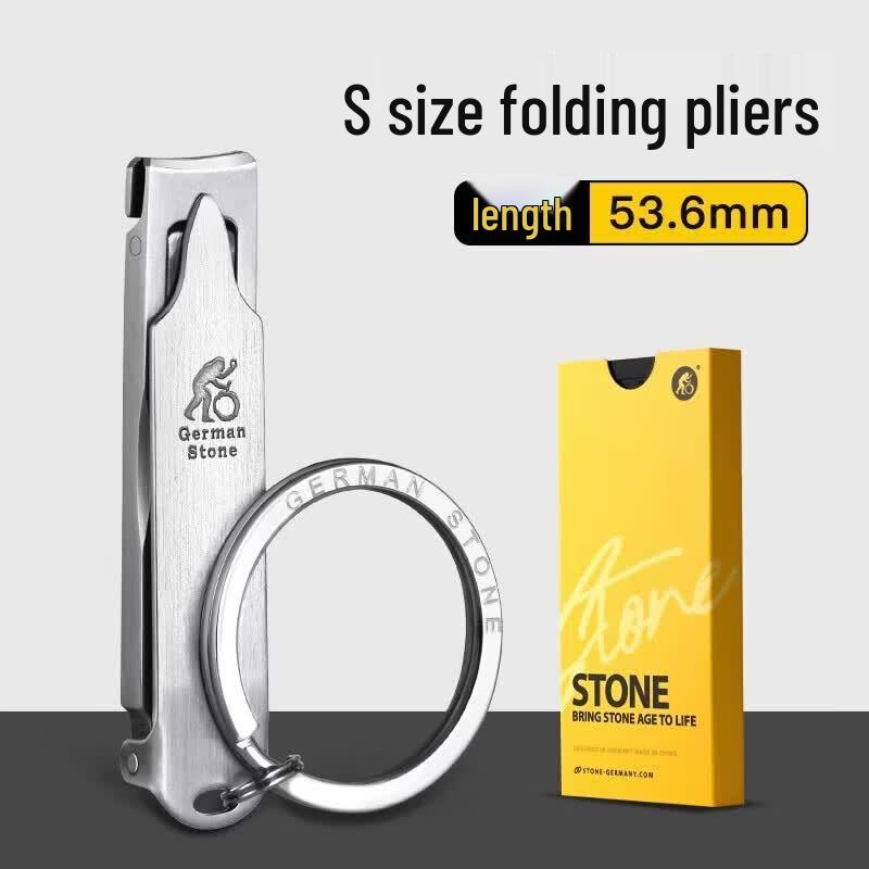 STONE Foldable Ultra-Thin Portable Stainless Steel Nail Clipper размер s