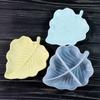 Sturdy Silicone Tray Mold Unique Dish Mold with Tropical Leaf Pattern for Epoxy Resin Crafting and Jewelry Making