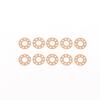 10Pcs 14X5.2X0.5Mm Brass Washers Gasket Storage Oil Brass Washer 10X5.2X0.5Mm Folding Knife Accessories 12X5.2X0.5Mm