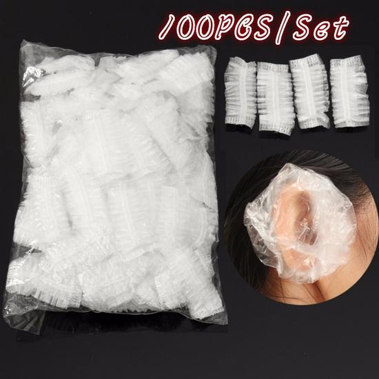 Buy Disposable Hairdressing Earmuffs Salon Clear Ear Protection Hair