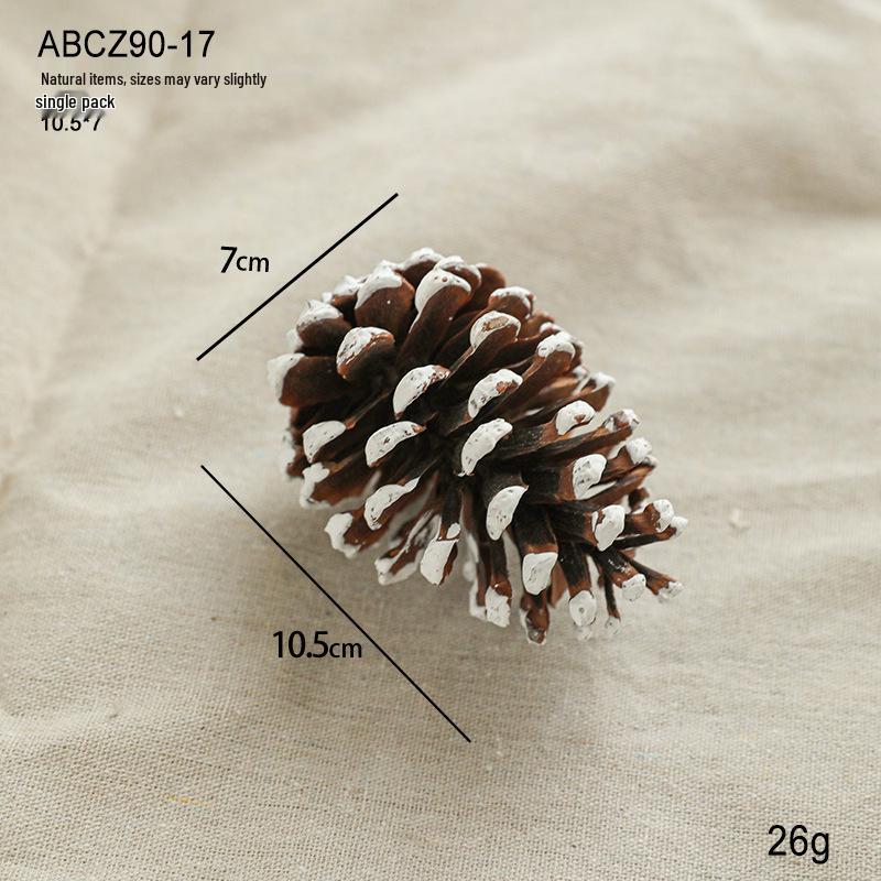 Natural Pine Cones, Logs, and Dried Fruits - Christmas Atmosphere Decoration Supplies