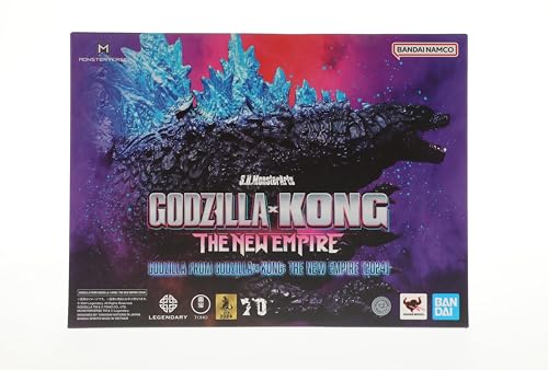 TAMASHII NATIONS S.H. MonsterArts GODZILLA FROM GODZILLA x KONG: THE NEW EMPIRE (2024) Godzilla x Kong New Empire, approximately 160mm PVC p