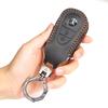 Boston Leather Racket Coin Purse - Portable Crazy Horse Leather EDC Tactical Case
