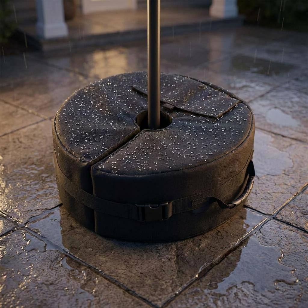Patio Umbrella Weight Bag Oxford Cloth Tent Sandbag Round Outdoor Stand