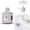 92 Style Charms Platacopper Pink Perfume Luminous Firefly Tarot Card Beads Fit Original Bracelet Women Diy Jewelry