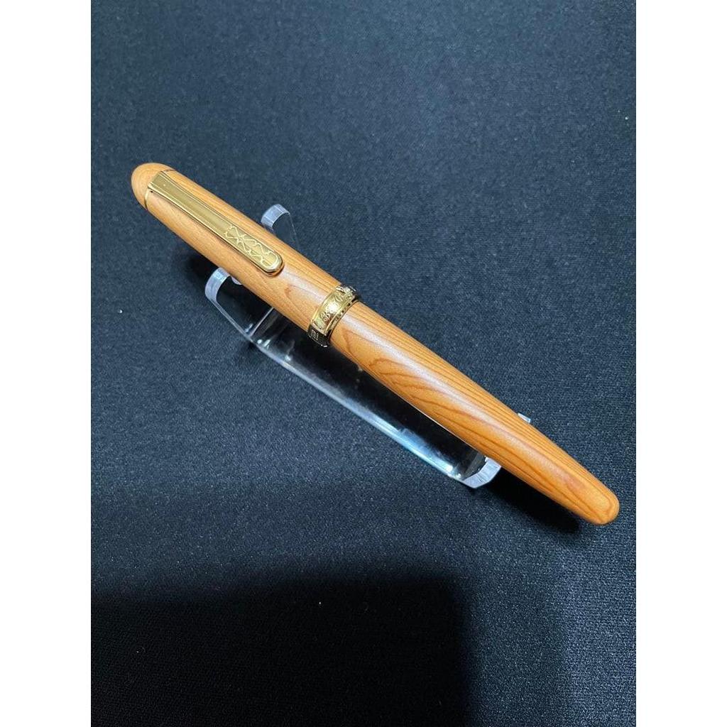 Used New, Old Model, Rare, Platinum Yakusugi Fountain Pen, Broad Nib