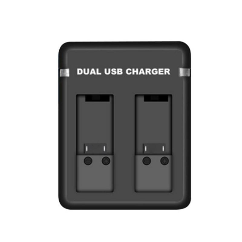 Portable AHDBT501 Battery Chargers for Two Batteries Simultaneous Charging with Safety Protections for Outdoor Use