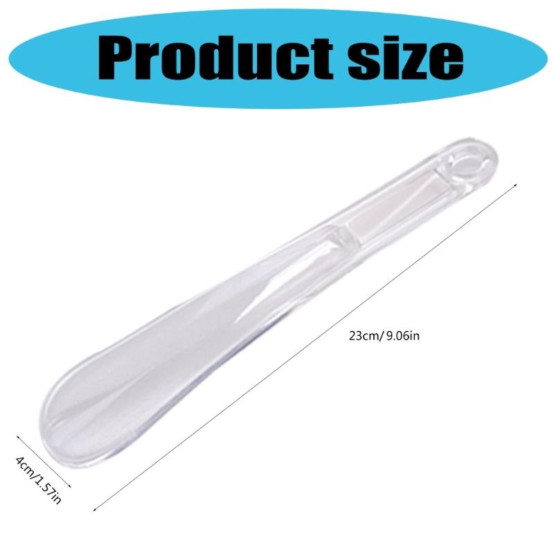 Travel Friendly Shoe Insert Tool Slim Profile 23CM Length Shoehorn Space Saving Solution For Boot Sneakers Daily Use