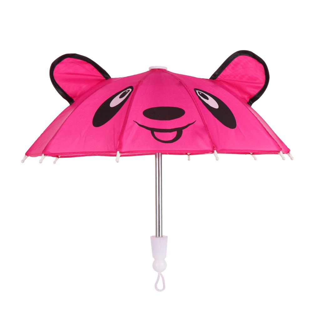 

Зонт от дождя и солнца, аксессуары для кукол для детей, подарок на день рождения для девочек, сделанный своими руками, подарочные игрушки для улицы, аксессуары розы красного