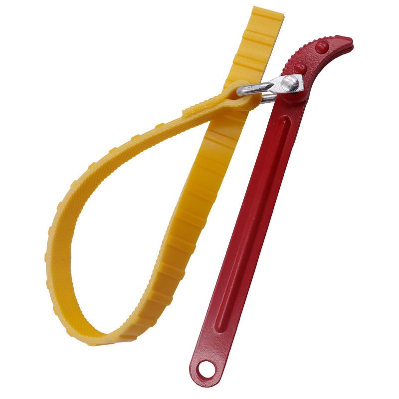 1Pc Non-slip Belt Wrench Oil Filter Removal Wrench Chain Wrench Filter Extractor Adjustable Automotive Filter Removal Tool