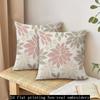 Pc Neutral Boho Floral Throw Pillow Cover D DoubleSide Print Polyester Cushion Case for Home Sofa Car Bedroom Living Room Dec